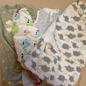 Swaddles/ sleep sack bundle